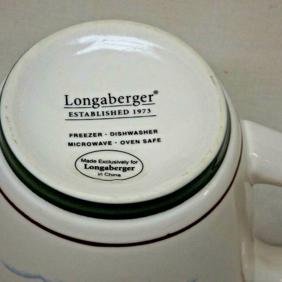 Longaberger Pottery Holiday Mug with Bluster the Snowman in Original Box - Picture 11 of 12